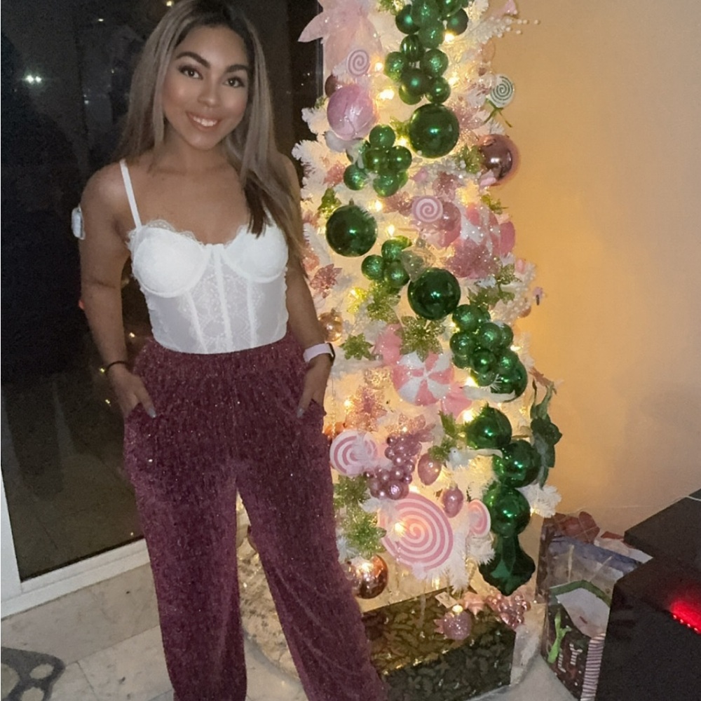 Elegant Burgundy Pants